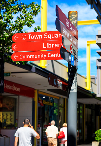 major retail town centre